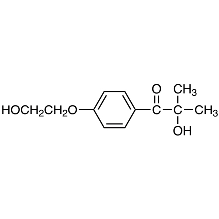 2-Hydroxy-4'-(2-hydroxyethoxy)-2-methylpropiophenone, CAS RN: 106797-53-9, Product Number: H1361