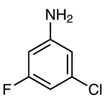 3-Chloro-5-fluoroaniline, CAS RN: 4863-91-6, Product Number: C3052