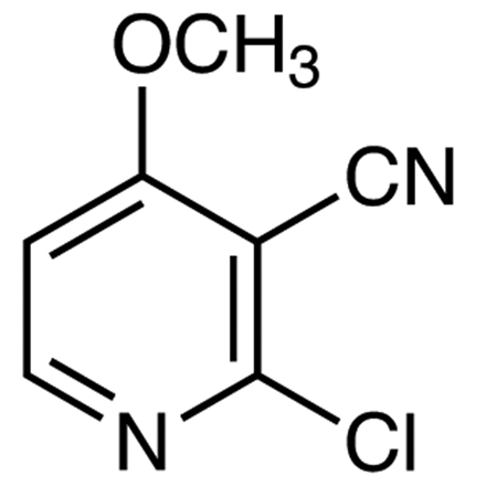 2-Chloro-3-cyano-4-methoxypyridine, CAS RN: 98645-43-3, Product Number: C3282