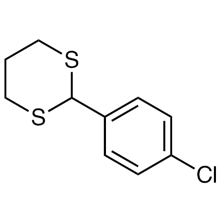 2-(4-Chlorophenyl)-1,3-dithiane, CAS RN: 10359-09-8, Product Number: C3649