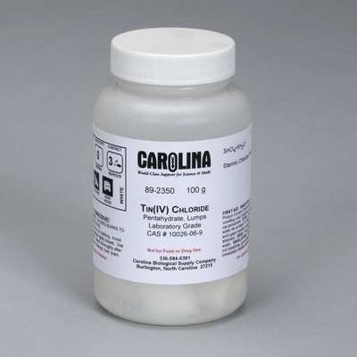 Tin (IV) Chloride, Pentahydrate, Laboratory Grade, 100 g