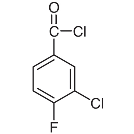 3-Chloro-4-fluorobenzoyl Chloride, CAS RN: 65055-17-6, Product Number: C2122