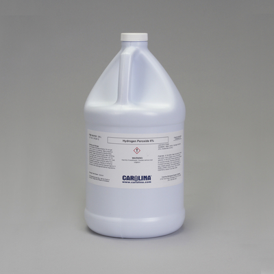 Hydrogen Peroxide, 6%, Laboratory Grade, 3.8 L