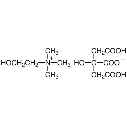 Choline Dihydrogen Citrate, CAS RN: 77-91-8, Product Number: C0331
