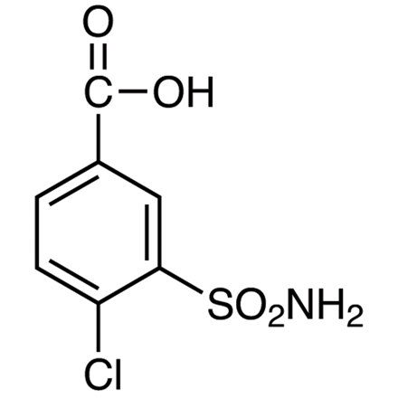 4-Chloro-3-sulfamoylbenzoic Acid, CAS RN: 1205-30-7, Product Number: A1189