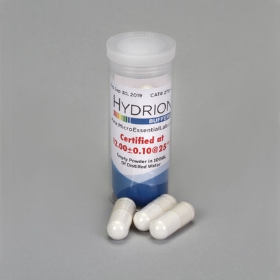 Hydrion® Buffer Capsules, pH 12.0, Laboratory Grade, Vial of 10