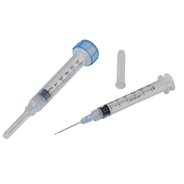 Covidien Monoject™ Sterile Rigid Pack 3 mL Standard Syringes and Needles - Covidien Syringe Only, 3 mL, Luer Slip Tip, 0.1cc Graduations, 100/bx, 10 bx/cs - 1000 ea