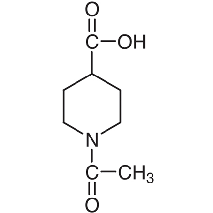 1-Acetyl-4-piperidinecarboxylic Acid, CAS RN: 25503-90-6, Product Number: A2261