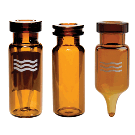 Thermo Scientific® 11 mm Amber Glass Crimp/Snap Top Vials