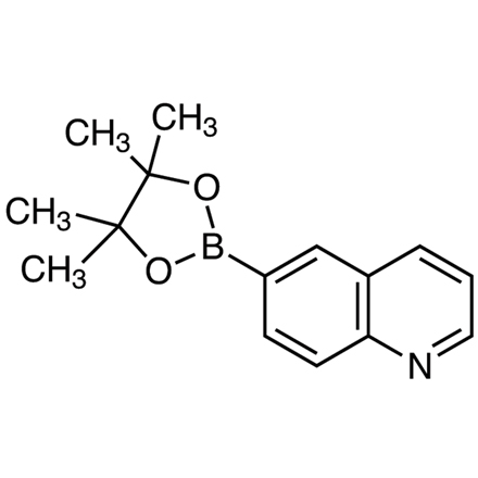 6-(4,4,5,5-Tetramethyl-1,3,2-dioxaborolan-2-yl)quinoline, CAS RN: 406463-06-7, Product Number: T3507