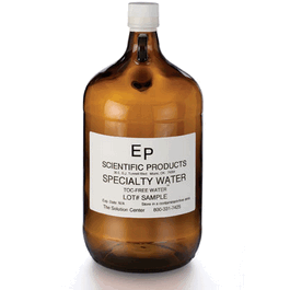 EP Scientific TOC-Free High Purity Speciality Water For Critical Environments