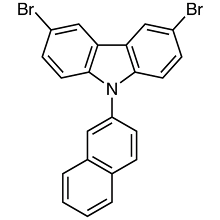 3,6-Dibromo-9-(2-naphthalenyl)-9H-carbazole, CAS RN: 1221237-83-7, Product Number: D5546