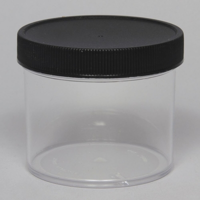 Container, Plastic, 120 mL (4 oz), with Screwtop Lid, Pack of 16