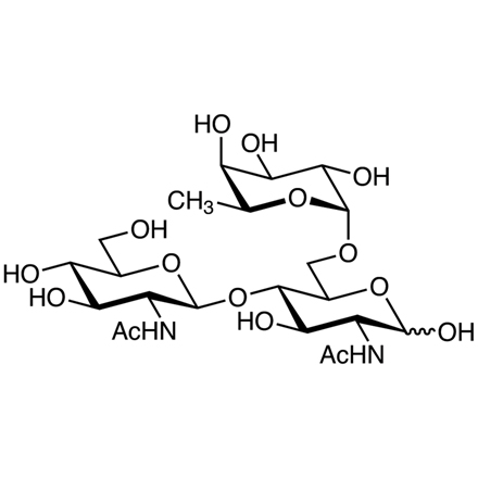 GlcNAcβ(1-4)[Fucα(1-6)]GlcNAc, CAS RN: 108964-40-5, Product Number: G0423
