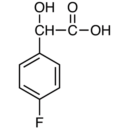 4-Fluoro-DL-mandelic Acid, CAS RN: 395-33-5, Product Number: F0907