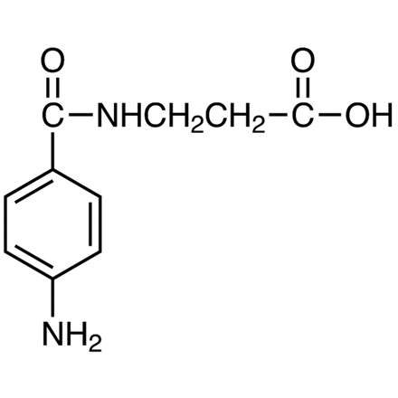 N-(4-Aminobenzoyl)-β-alanine, CAS RN: 7377-08-4, Product Number: A2347