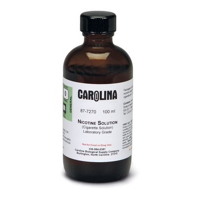 Nicotine Solution, 0.01 %, Laboratory Grade, 100 mL