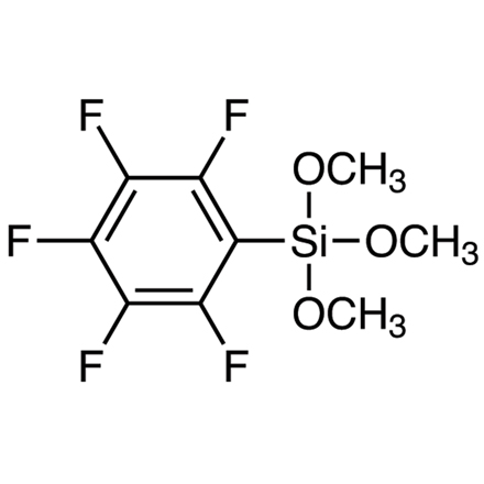 Trimethoxy(pentafluorophenyl)silane, CAS RN: 223668-64-2, Product Number: T3352