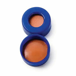 Thermo Scientific™ 11 mm Autosampler Snap-It Caps - Clear Polypropylene, Blue PTFE/White Silicone, Pre-slit, Target Snap-It 11 mm Snap Cap Closure - 100 ea