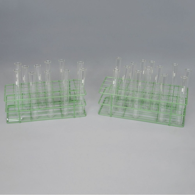Scienceware Wire Test Tube Rack, for 20 to 25 mm Tubes, 80 holes, blue epoxy coating