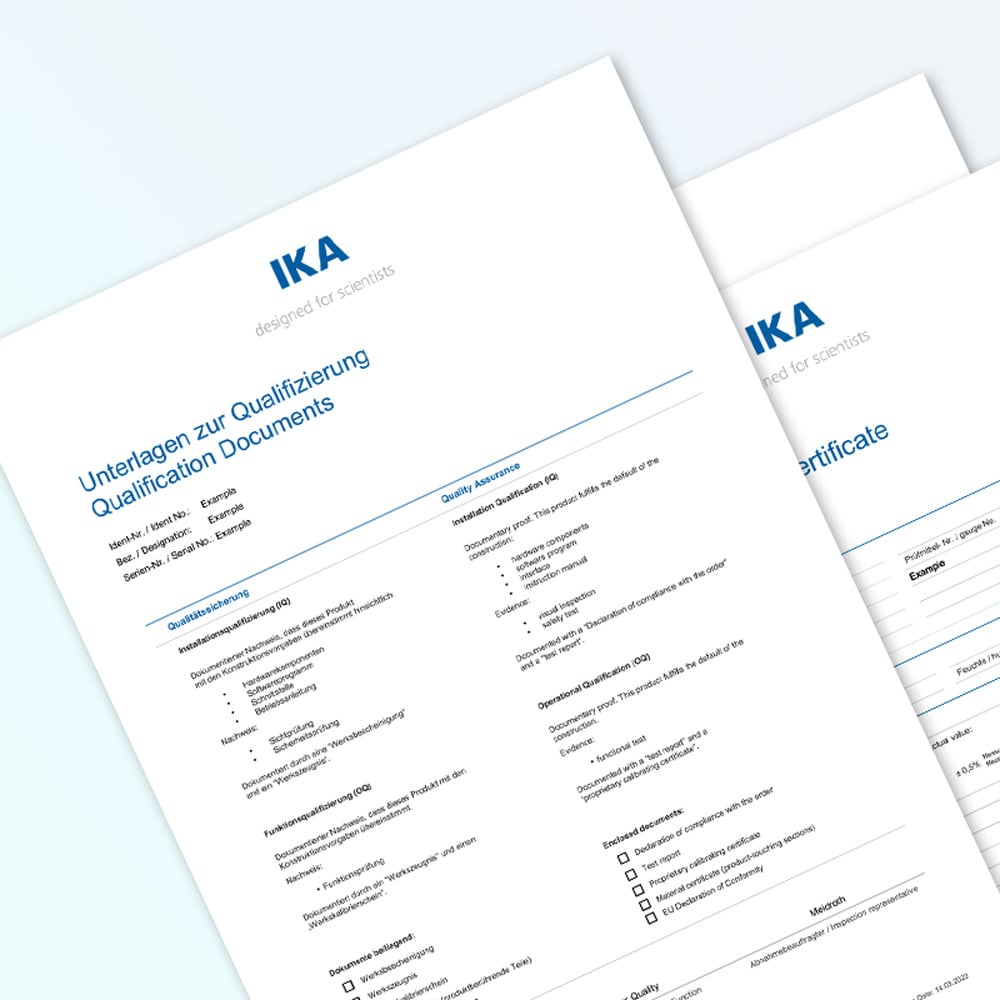 Documents for qualification LAB - Certifications