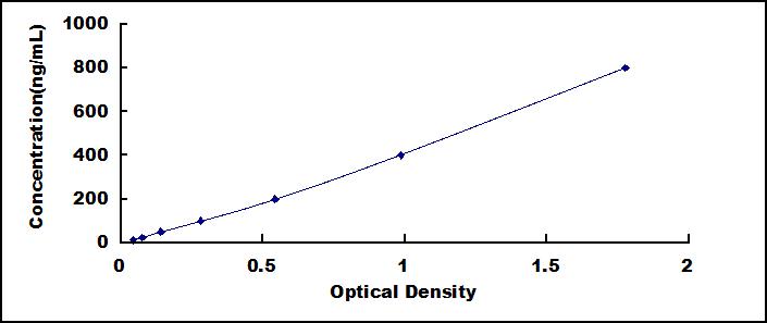 Typical Standard Curve for C5 ELISA (Sandwich)