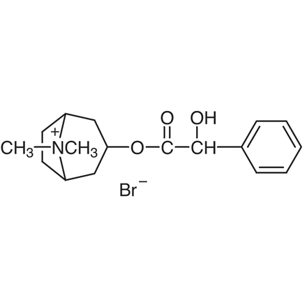 Homatropine Methyl Bromide, CAS RN: 80-49-9, Product Number: H0448