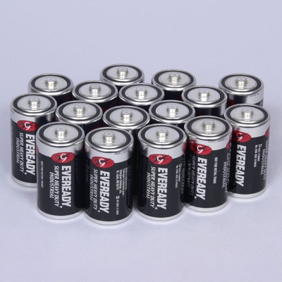 Battery, D-Cell, Pack of 16