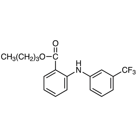 Butyl 2-[[3-(Trifluoromethyl)phenyl]amino]benzoate, CAS RN: 67330-25-0, Product Number: B5391