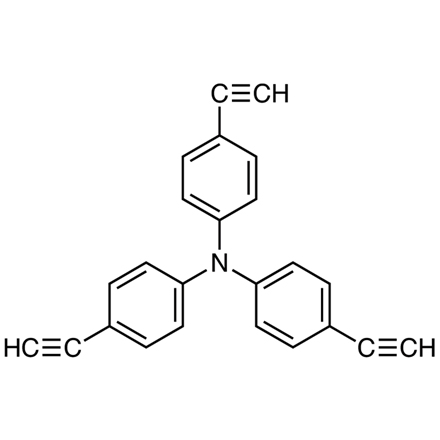 Tris(4-ethynylphenyl)amine, CAS RN: 189178-09-4, Product Number: T3094