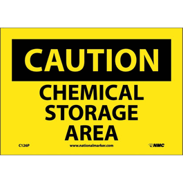 Caution - Chemical Storage Area