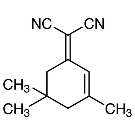 2-(3,5,5-Trimethylcyclohex-2-en-1-ylidene)malononitrile, CAS RN: 23051-44-7, Product Number: T4113