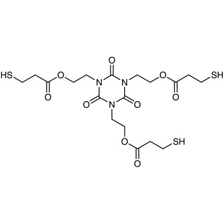 Tris[2-(3-mercaptopropionyloxy)ethyl] Isocyanurate, CAS RN: 36196-44-8, Product Number: T3484