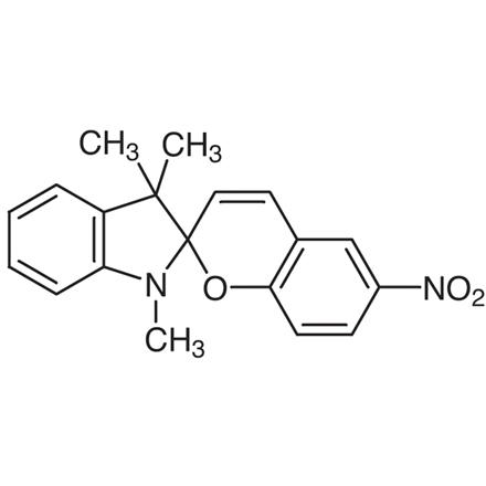 1,3,3-Trimethylindolino-6'-nitrobenzopyrylospiran, CAS RN: 1498-88-0, Product Number: T0366