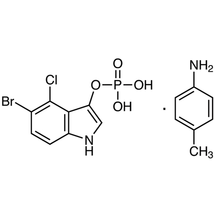 5-Bromo-4-chloro-3-indolyl Phosphate p-Toluidine Salt [for Biochemical Research], CAS RN: 6578-06-9, Product Number: B1239