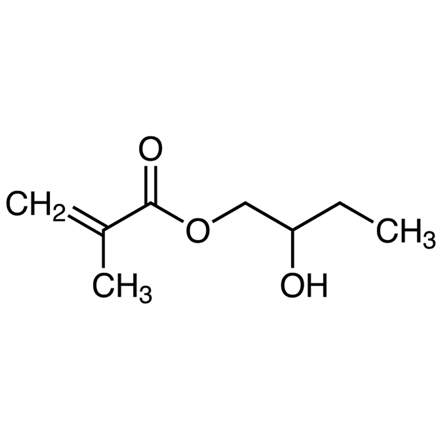2-Hydroxybutyl Methacrylate (mixture of isomers) (stabilized with MEHQ), CAS RN: 13159-51-8, Product Number: H1714