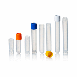 Simport Sample Tubes with External Threads, No Closure