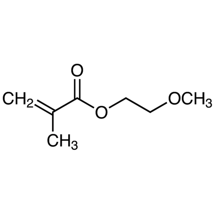 2-Methoxyethyl Methacrylate (stabilized with MEHQ), CAS RN: 6976-93-8, Product Number: M2282