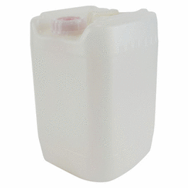 Dynalon® Baritainer® Jerry Can, White - Dynalon(R) Carboy Baritainer, White w Cap HDPE/Q 4L - 1 ea