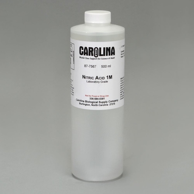 Nitric Acid, 1 M (4% v/v), Laboratory Grade, 500 mL