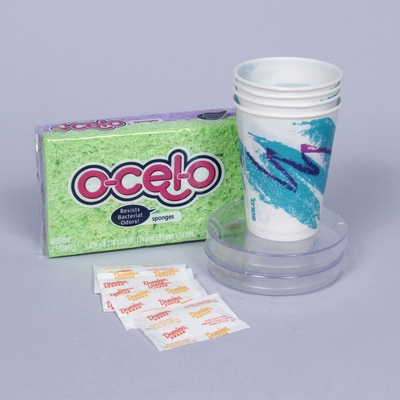 Feeding Station (1 Pack of sponges, 2 petri dishes, 4 1-oz packs of sugar, 4 6-oz paper cups)