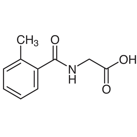 N-(o-Toluoyl)glycine, CAS RN: 42013-20-7, Product Number: T0719