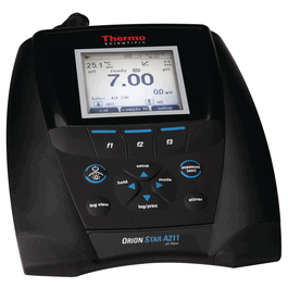 Thermo Scientific Orion Star™ A211 pH Benchtop Meter TRIS Kit with TRIS-Compatible ROSS Ultra pH/ATC Electrode - Orion Star A211 pH Benchtop Meter with Stand - 1 ea