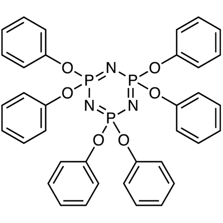 Hexaphenoxycyclotriphosphazene, CAS RN: 1184-10-7, Product Number: H1356