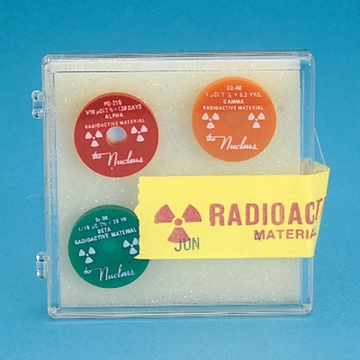 Radioactive Sources, 3-Piece Set