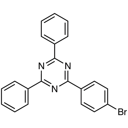 2-(4-Bromophenyl)-4,6-diphenyl-1,3,5-triazine, CAS RN: 23449-08-3, Product Number: B4927