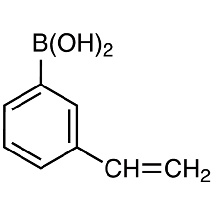 3-Vinylphenylboronic Acid (contains varying amounts of Anhydride), CAS RN: 15016-43-0, Product Number: V0141