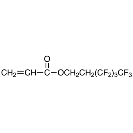 1H,1H,2H,2H-Nonafluorohexyl Acrylate (stabilized with TBC), CAS RN: 52591-27-2, Product Number: N1107