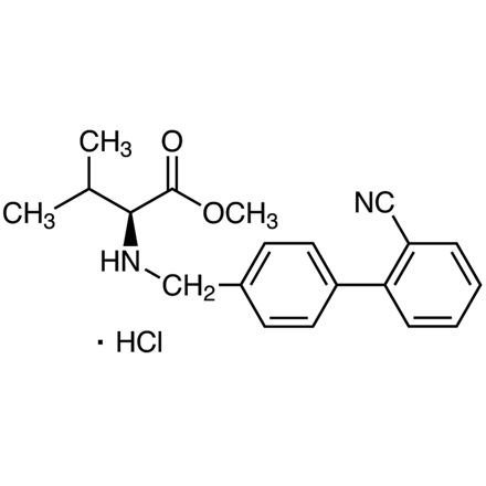 N-(2'-Cyanobiphenyl-4-ylmethyl)-L-valine Methyl Ester Hydrochloride, CAS RN: 482577-59-3, Product Number: C2475