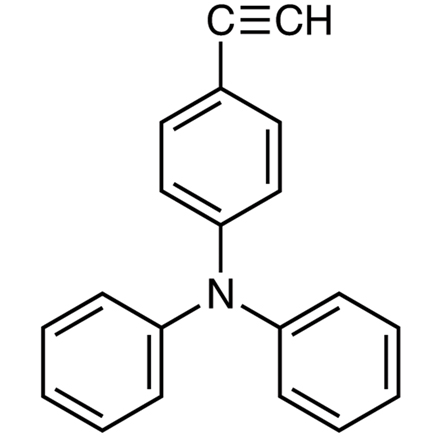 4-Ethynyltriphenylamine, CAS RN: 205877-26-5, Product Number: E0894